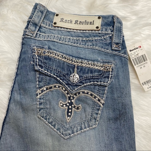 Rock Revival Sasha boot/flare Jeans size 29 - Picture 5 of 5